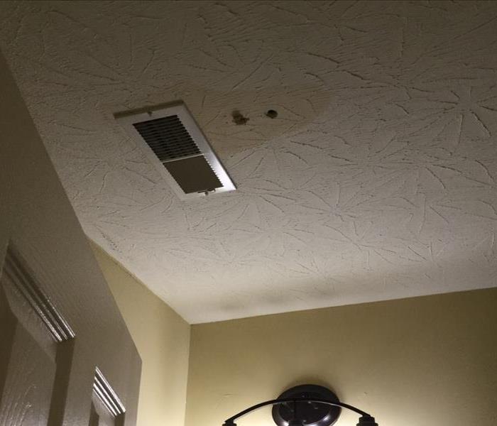 less water spots on a ceiling