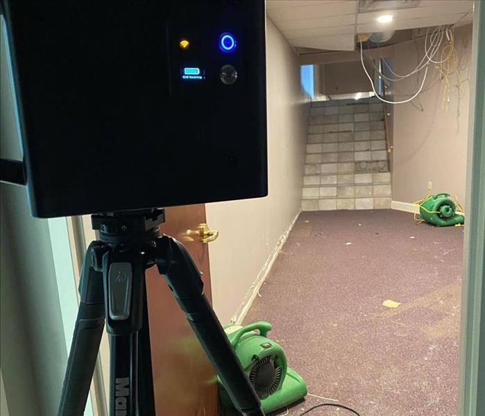 matterport camera with equipment