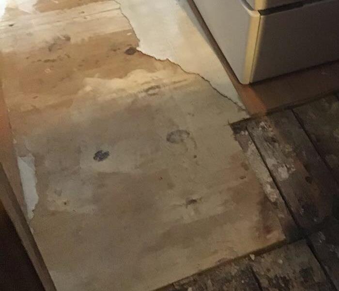 water damage floor