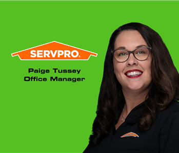 Paige Tussey, team member at SERVPRO of Warrick, Spencer and Dubois Counties