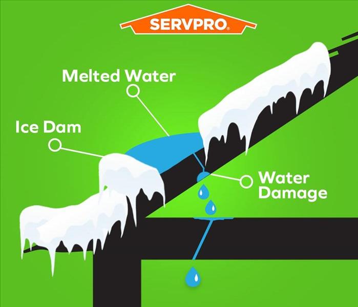 ice dam info-graph in your home